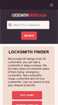 Mobile Screenshot of locksmith-finder.co.uk